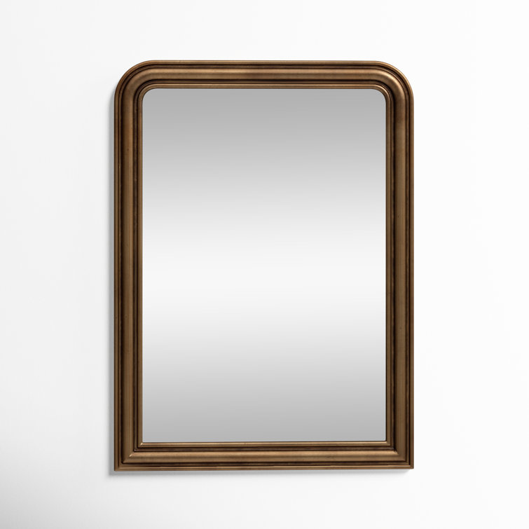 Sarla Wood Flat Wall Mirror And Reviews Birch Lane